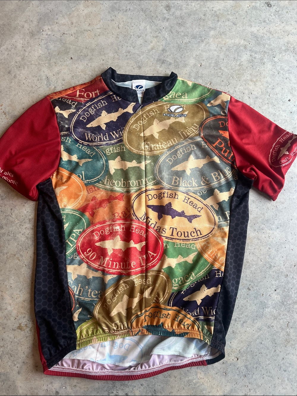 Dogfish Head Logo Multicolor Cycling Jersey